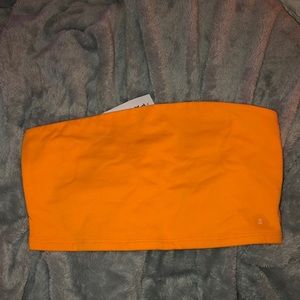 Pacsun Orange Crop Tube Top